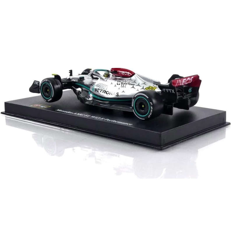 1/43 MERCEDES AMG F1 W13 2022 WITH HELMET - COLLECTORS HARD CASE LEWIS HAMILTON