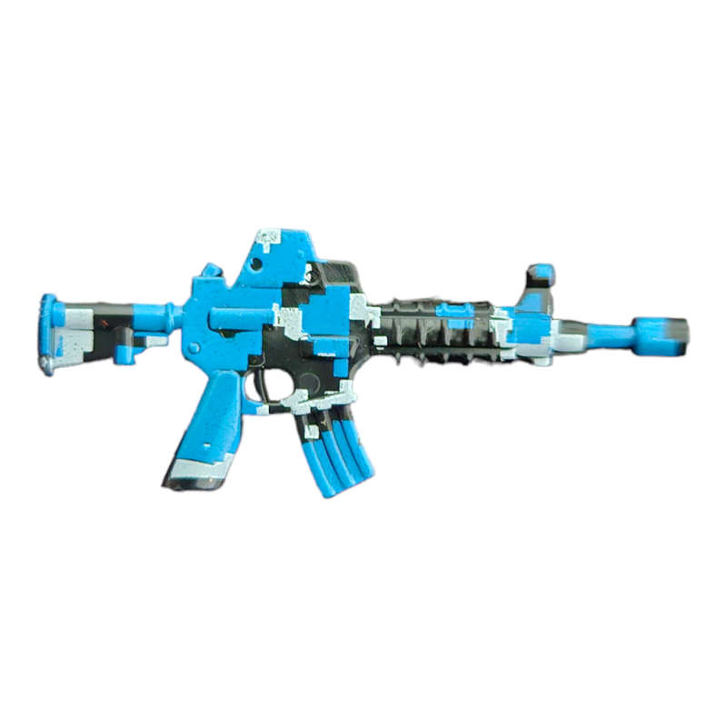 Custom blaster machine 1 camo for lego minifigures fort nite style