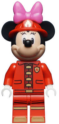 Minnie Mouse - Fire Fighter Lego Minifigure disney