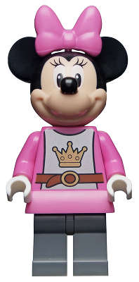 Minnie Mouse - Knight, Dark Pink Top and Skirt Lego Disney minifigure