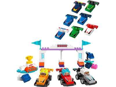 10445 Lego Duplo Formula 1 F1 Team Race Cars & Drivers