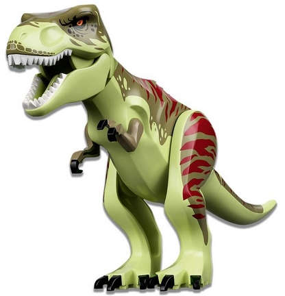 Dinosaur Tyrannosaurus Rex Lego Jurassic World minifigure