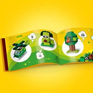 11007 Lego Classic Green Bricks