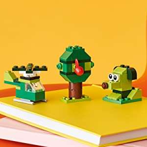 11007 Lego Classic Green Bricks