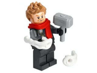 Thor - Red Scarf (with Accessories) Lego Minifigure