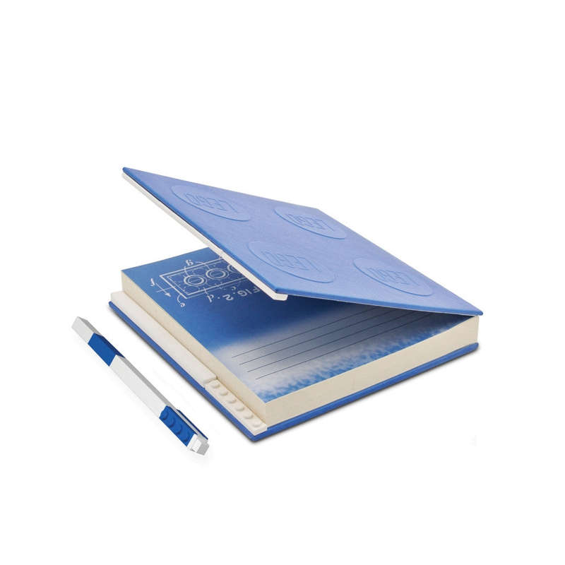 Lego 2.0 Locking Notebook with Gel Pen- Blue