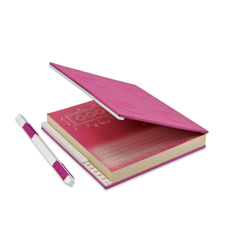 Lego 2.0 Locking Notebook With Gel Pen- Violet