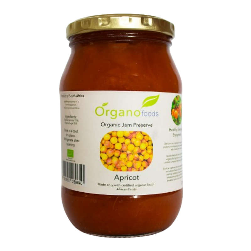 Organic Apricot jam 375ml