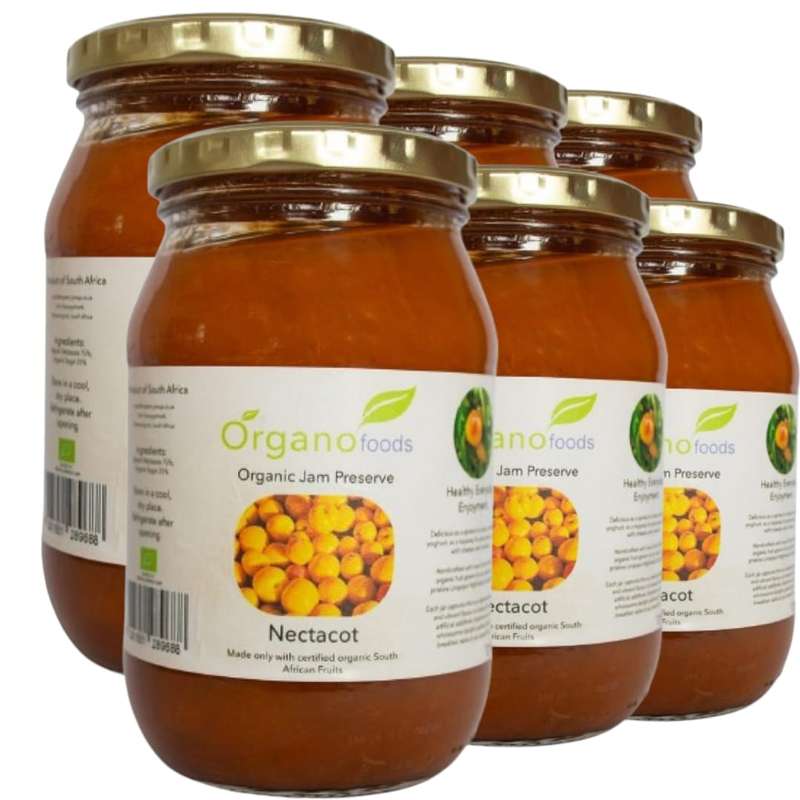 Organic Nectacot jam 6 x 375ml