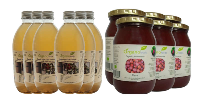 Organic ACV and Plum jam preserve bundle (6 of each)