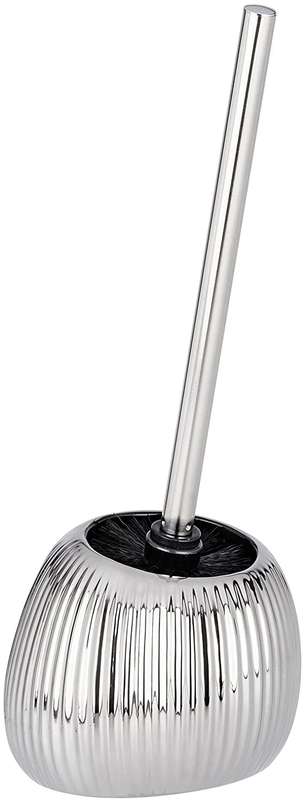 Toilet Brush Polaris Range Silver Riff Ceramic