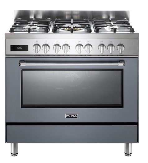 Elba Excellence 90 Cm 5 Burner Gas Cooker With Elec