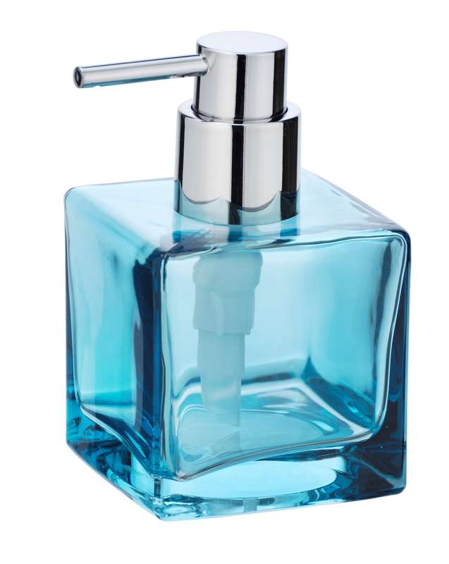 Soap Dispenser Lavit Range Glass Transparent Blue