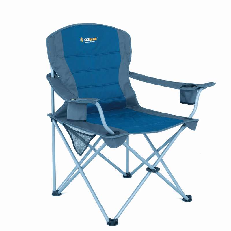 Deluxe Jumbo Arm Chair 140 Kg Blue