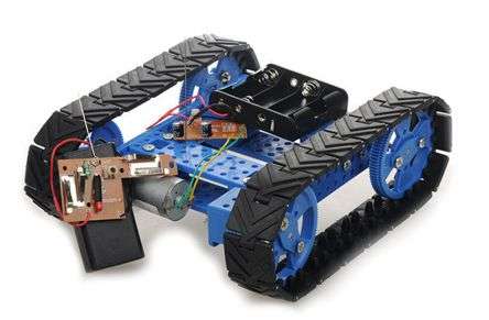 Tracked Tank Car Kit With Remote For Arduino 1003990 *D*