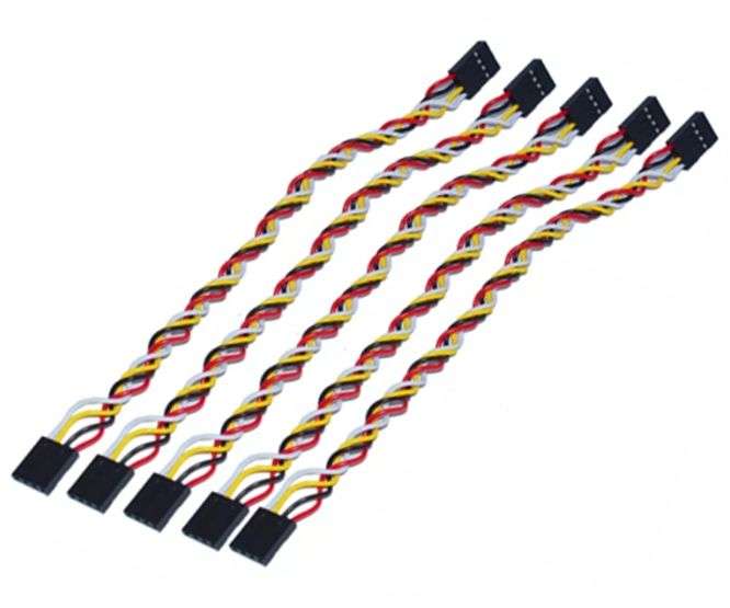 4 Pin Sil Socket Connector Leads 200mm 10220003