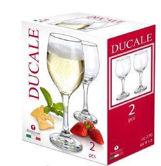Ducale Wine Glass 270ml 2 Pck