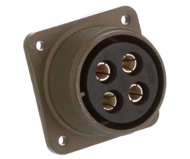 Circular Socket Connector 4 W 135 A Bayonet 121096 0162