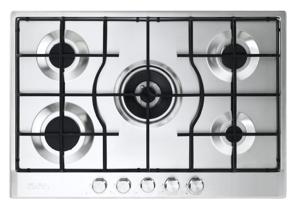 Elba Elio Lite 70 Cm 5 Burner Gas Hob Stainless Steel
