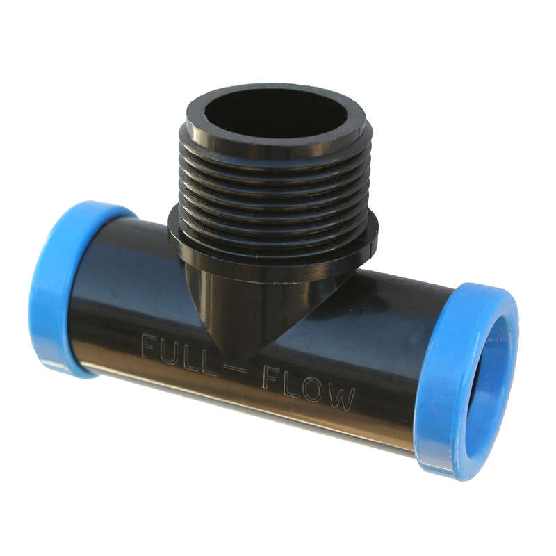 Full Flow Male Combination Tee 15 Mm X 1/2 In.