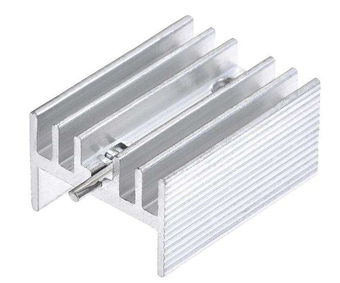Heatsink To220 15x10x25 W/Pin 6063 ... Natural