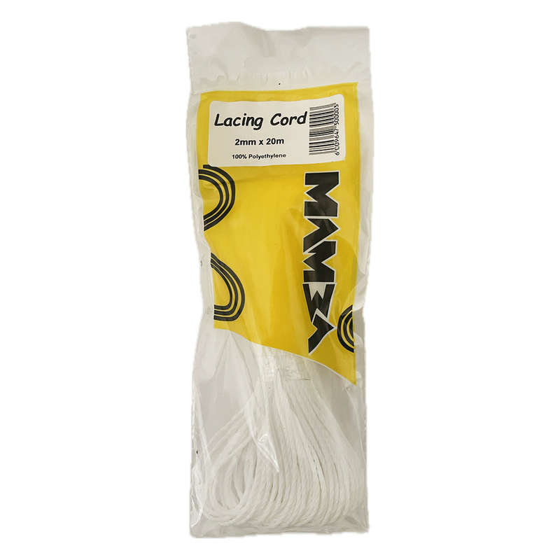 Mamba Shade Netting Lacing Cord 2 Mm 20 M White
