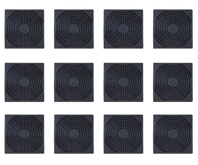 Plastic Filter Finger/Fan Guard Black 120mm 300/Box 180336
