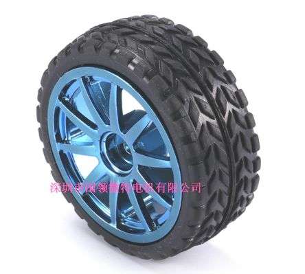 65mm Hard Rubber Wheel & Mag Only W=27mm 180598