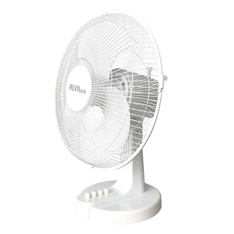 Alva 30Cm Plastic Desk Fan (White)