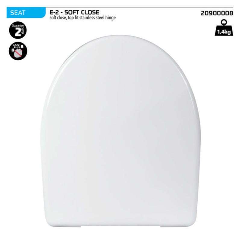 Wirquin Toilet Seat E2 Soft Close