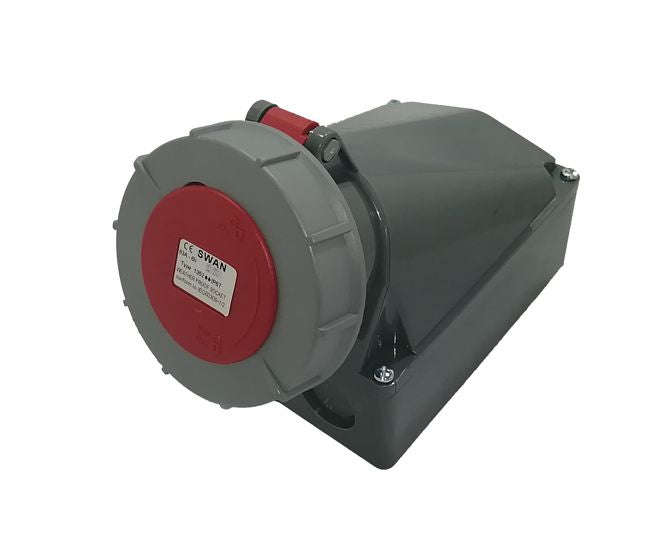 Industrial Socket Wall Mounted 63 A 3 P+N+E 380 V Ip6 Ips Ce 1352