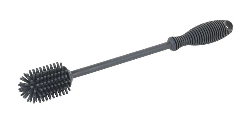 Washing Up & Bottle Brush Silicone 25cm Grey