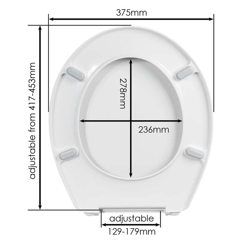 Wirquin Toilet Seat Club 90 Thermodur Ss Hng Wht 1