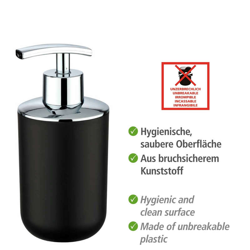 Wenko Soap Dispenser - Brasil Range - Black