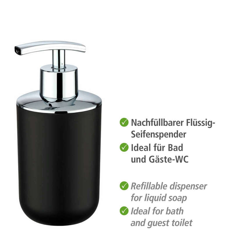 Wenko Soap Dispenser - Brasil Range - Black