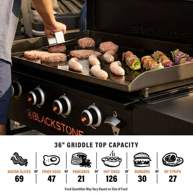 36 Griddle With Hardcover Blackstone