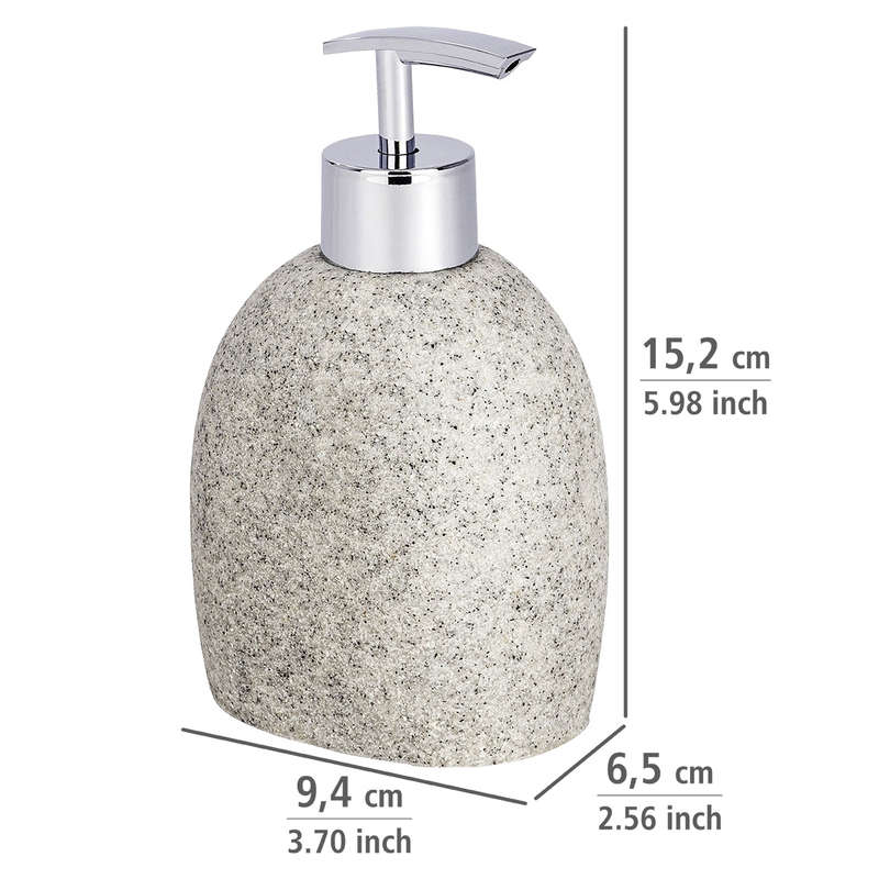 Wenko Soap Dispenser - Puro - Polyresin - Light Grey
