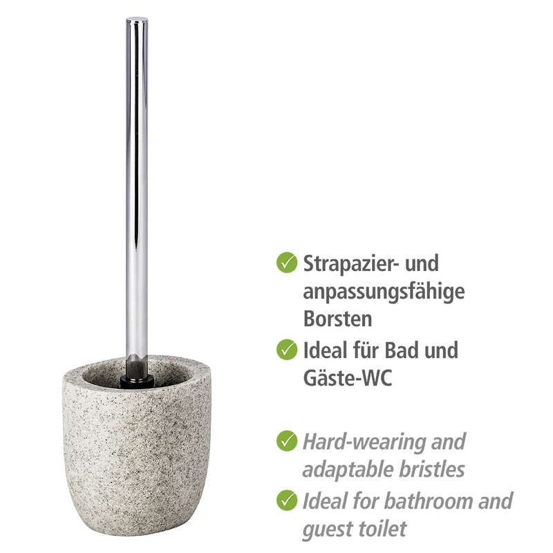 Wenko Toilet Brush - Puro - Polyresin - Light Grey