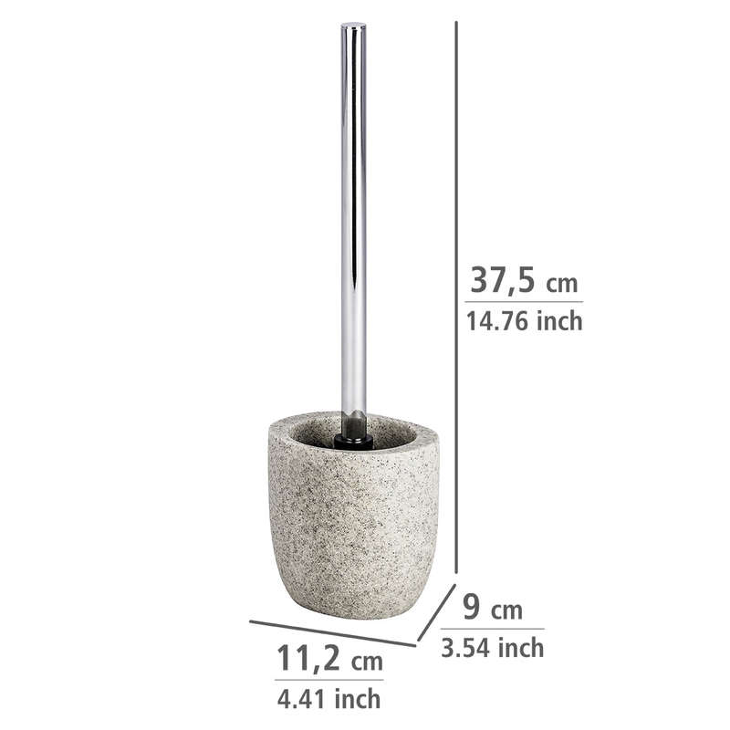 Wenko Toilet Brush - Puro - Polyresin - Light Grey