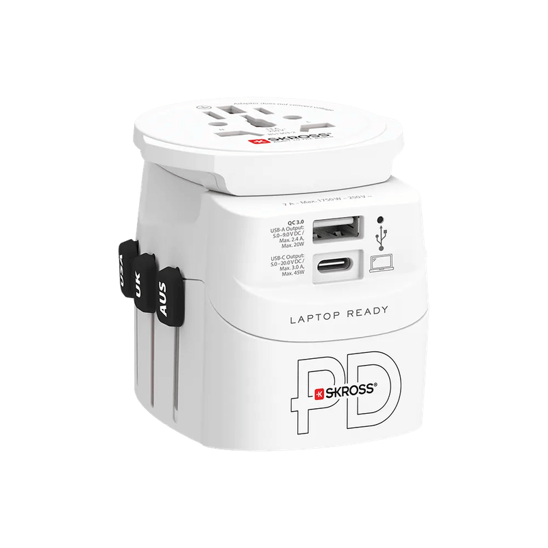 SKROSS - PRO Light USB (4xA) - World Travel Adapter with USB Charging