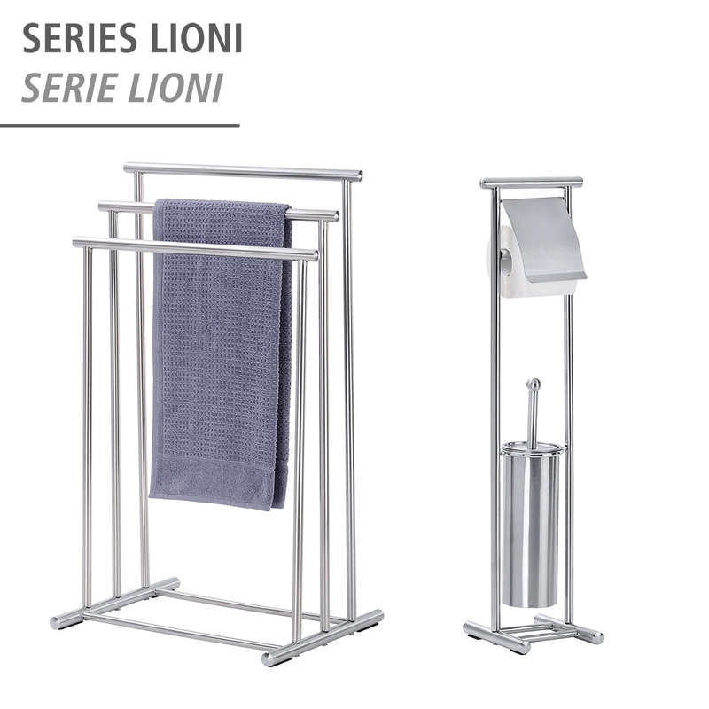 Wenko Towel And Clothes Stand - 3-Tier Steel - Lioni
