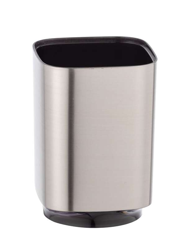 Toothbrush Tumbler Auron Range Plastic Silver