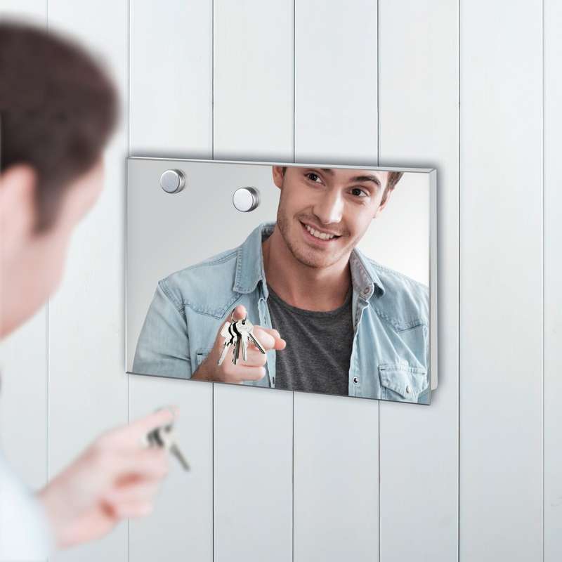 Key Cabinet Mirrored & Magnetic