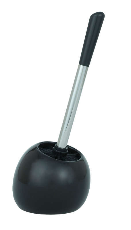Toilet Brush Polaris Range Black Ceramic