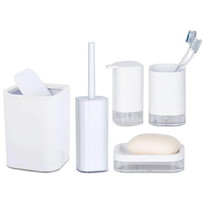 Soap Dish Oria Range White & Clear