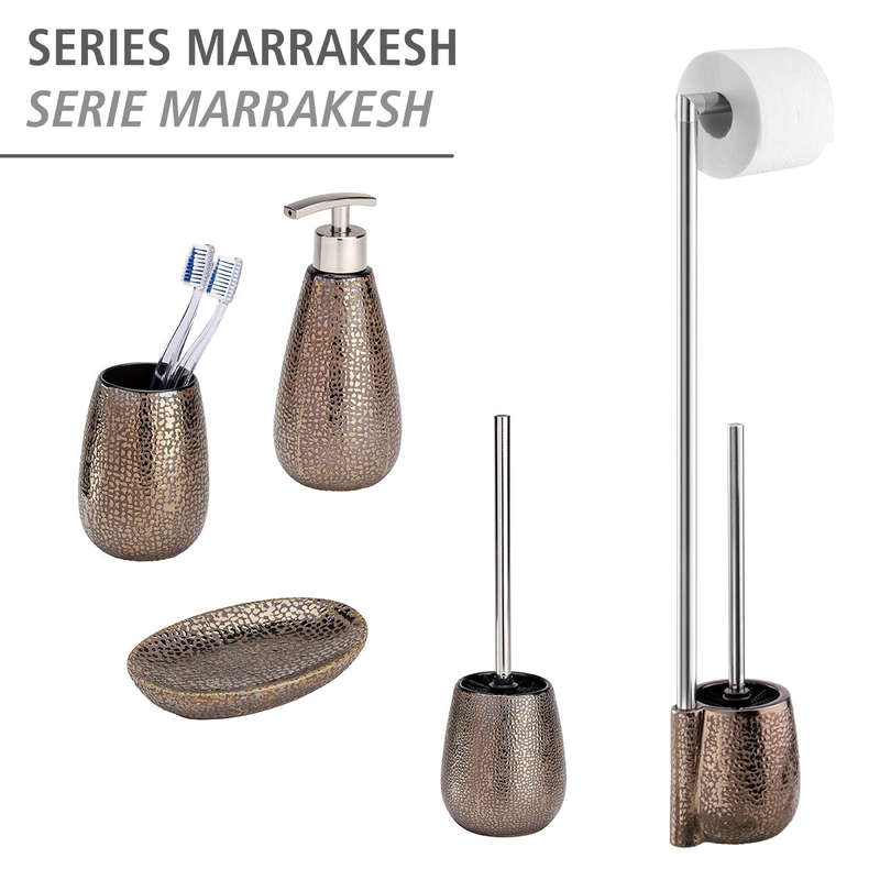 Soap Dispenser Marrakesh Range Ceramic Brown