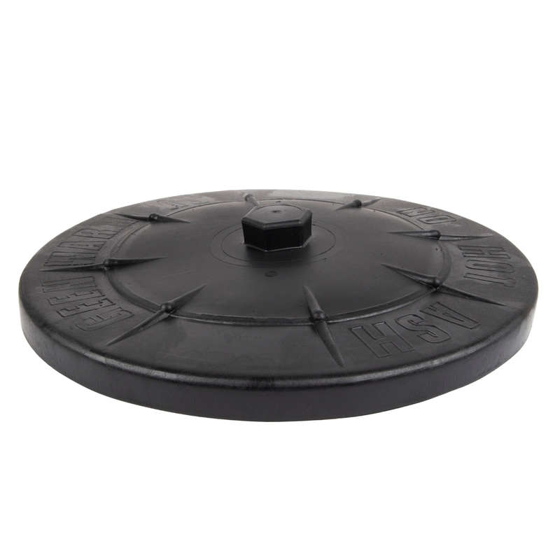 Refuse Bin With Lid And Metal Handle 90 Lt