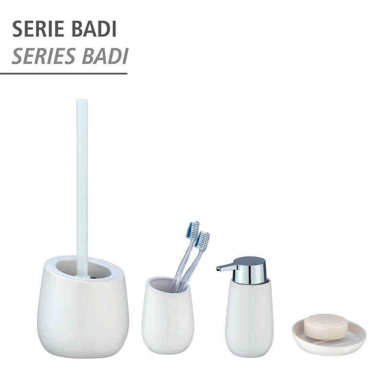 Wenko Toilet Brush - Badi Range - Ceramic - White