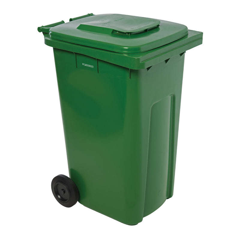 Refuse Wheely Bin Non Sabs Rec Solid Ax Black 240 L
