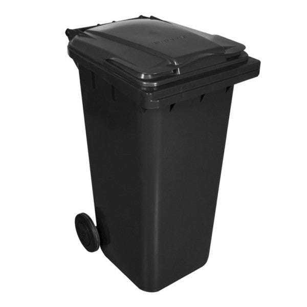 Refuse Wheely Bin Non Sabs Rec Solid Ax Black 240 L
